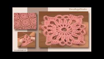 Joining Squares Idea in Crochet Tutorial 4 Part 2 of 2