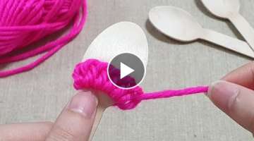 Amazing Flower Craft Idea with Woolen