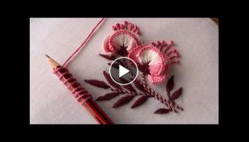 Splendid flower design|hand embroidery