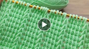 Tunisian knitting pattern explanation