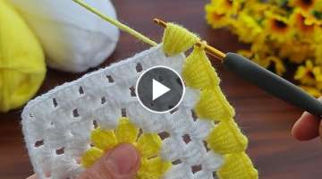 Super easy, very useful crochet beautiful motif crochet coaster
