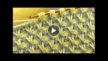 Super Easy Tunisian Crochet Baby Blanket For Beginners online Tutorial 