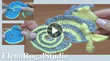 Freeform Crochet Tutorial 13 Scrumbles