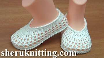How to Crochet Very Easy Baby Booties Tutorial