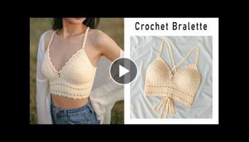 Easy Crochet Bralette Tutorial
