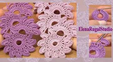 Crochet Floral Lace Tutorial 