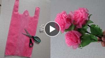 Amazing Hand making Rose flower design trick