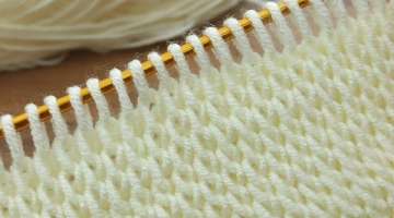 Super Easy Tunisian Crochet Knitting for beginners online Tutorial