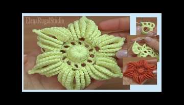 AMAZING Crochet 3D Flower