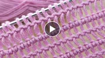  Very practical Tunisian crochet pattern for summer in pink 