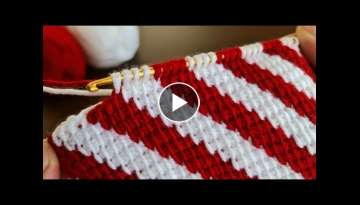 Easy Knitting Tunisian Baby Blanket
