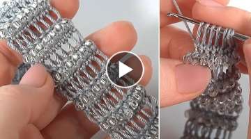 Interesting Technique of Crocheting with BEADS/Author's Design