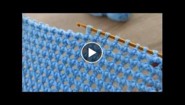 Super Very Easy Tunisian Knitting Model 