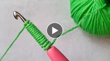 You haven't seen this crochet stitch