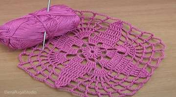Step by Step Crochet Lace Motif Pattern 