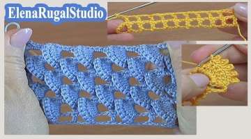 3D Crochet Stitch Pattern Tutorial 
