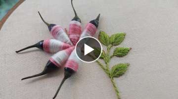 Chilli flower design|latest hand embroidery design