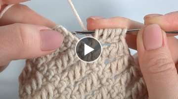Miracle Stitch Pattern Based on Triple Treble Crochet Stitch