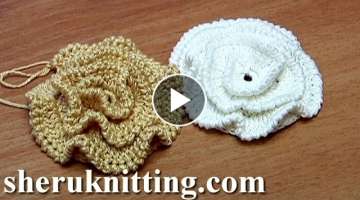 Crochet Ruche Petal Flower