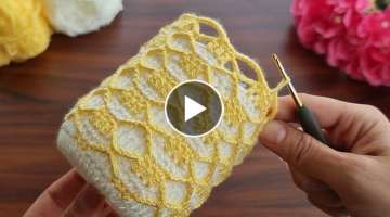 super idea how to make eye catching crochet box