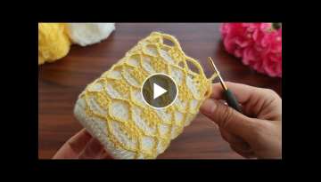 super idea how to make eye catching crochet box