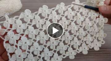 Super Very Easy Crochet Knitting Flower Patterned Filet Etol Shawl and Cover
