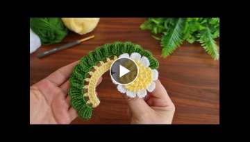 Very easy crochet rose flower making for beginners.You should do it now