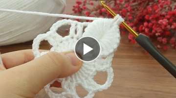 you will love it! I made a very easy crochet flower for you