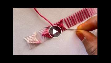 Marvelous embroidery design|hand embroidery video|embroidery video