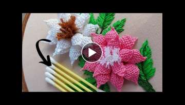 3D flower design with amazing trick