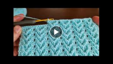 Super Easy Crochet Knitting Baby Blanket 