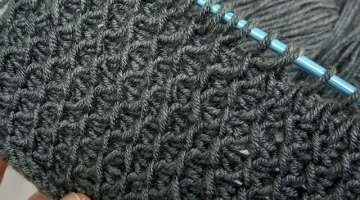 gorgeous knitting tunisian crochet