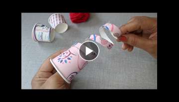 Amazing Hand Embroidery Flower design trick..