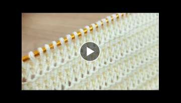 Super Easy Tunisian Crochet Baby Blanket Online Tutorial