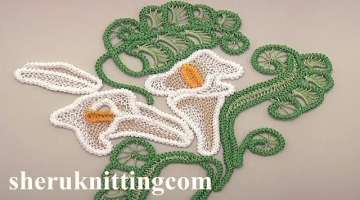 Romanian Point Lace Flower Tutorial 66 Part 1 of 2