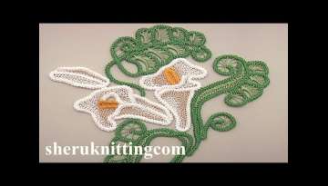 Romanian Point Lace Flower Tutorial 66 Part 1 of 2