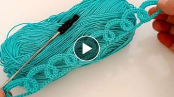 Unique new design! Crochet stitch model you will see for the first time