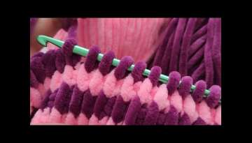 tunisian crochet baby blanket