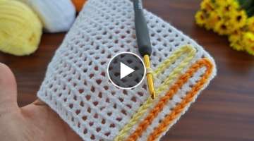 Very easy very beautiful eye catching crochet knitting 