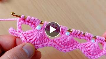 Easy and flashy model with Tunisian crochet