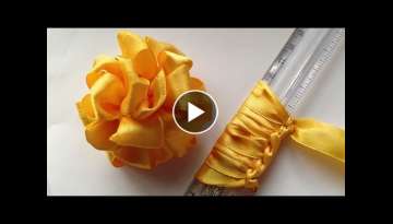 Super Easy Ribbon Flower making with Scale 
