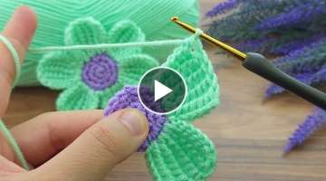 very sweet crochet motif flower motif making 