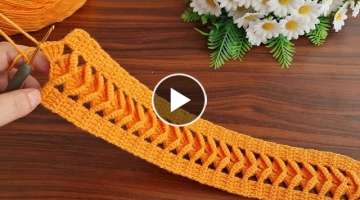 Crochet gorgeous hair band, belt Knitting..