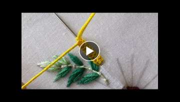Wonderful flower design|hand embroidery|embroidery video