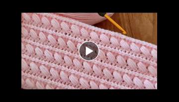 The Greatest VERY EASY Baby Blanket for Beginners Crochet knitting pattern