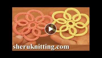 How to Crochet Simple Flat Flower