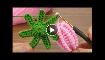 Very easy crochet key chain motif explanation 