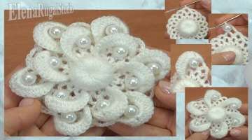 Crochet Double Layered Flower Tutorial 