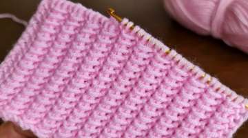 Easy Knitting Tunisian Baby Blanket Pattern