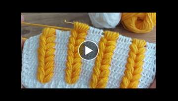 Super Easy Tunisian Knitting Pattern Baby Blanket 